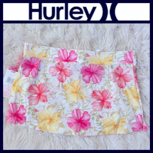 NWT LSF X Hurley Hibiscus Boardie Skirt - Picture 6 of 14